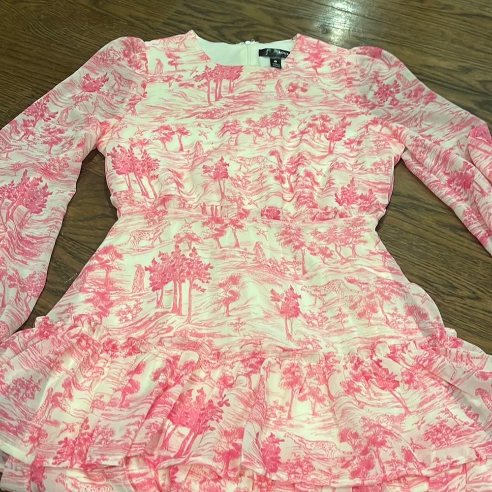 Aqua short dress pink size small
